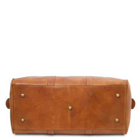 Oslo - Leather travel duffle bag - Weekender bag